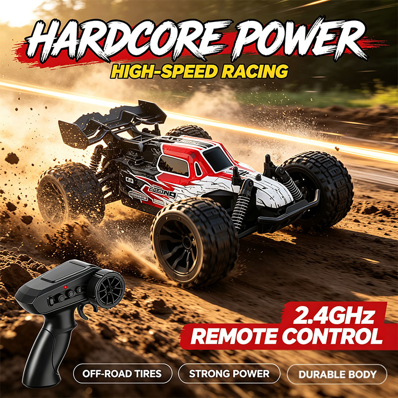 Outdoor Adventure Races - RC Auto 20KM/H Hochgeschwindigkeits-4WD Offroad-Monster-Truck 2.4GHz