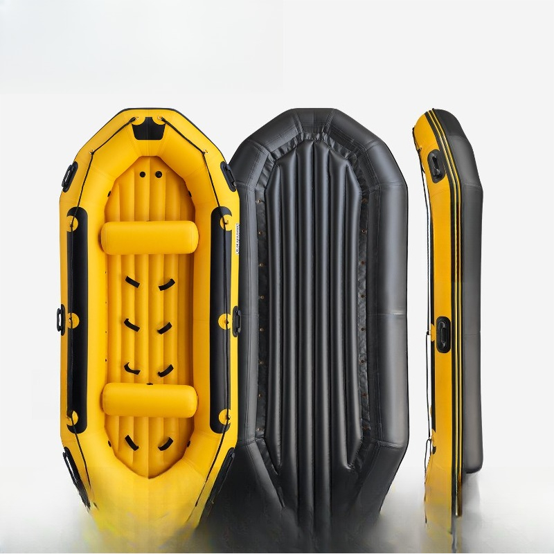 Outdoor Adventure Races - Wildwasser-Rafting-Rennboot aus PVC mit Selbstentleerung, Outdoor-Abenteuerboot