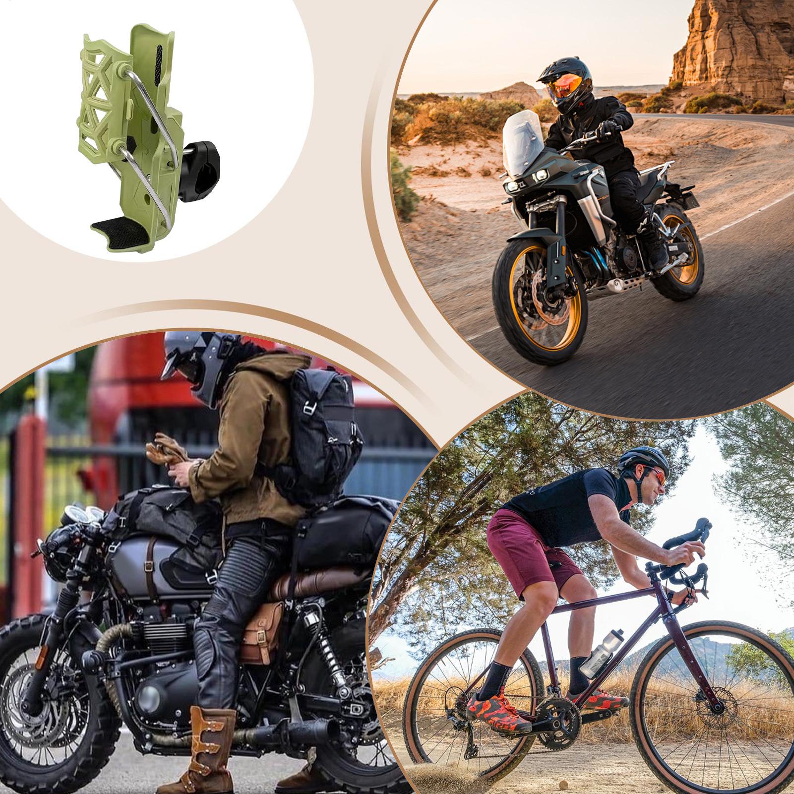 Outdoor Adventure Races - Motorrad Getränkehalter Einstellbare Mountainbike Wasserflaschenhalter Radfahren