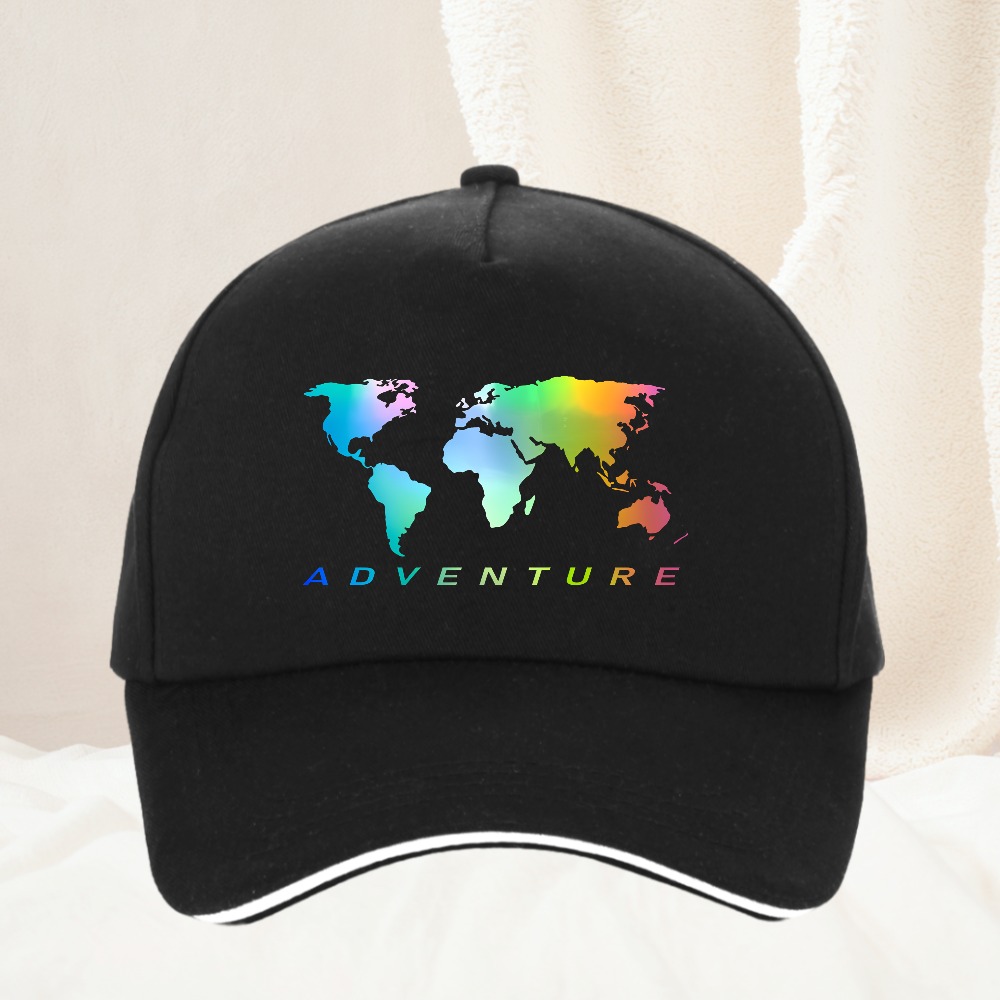 Outdoor Adventure World - World Map Universal Auto Adventure Print