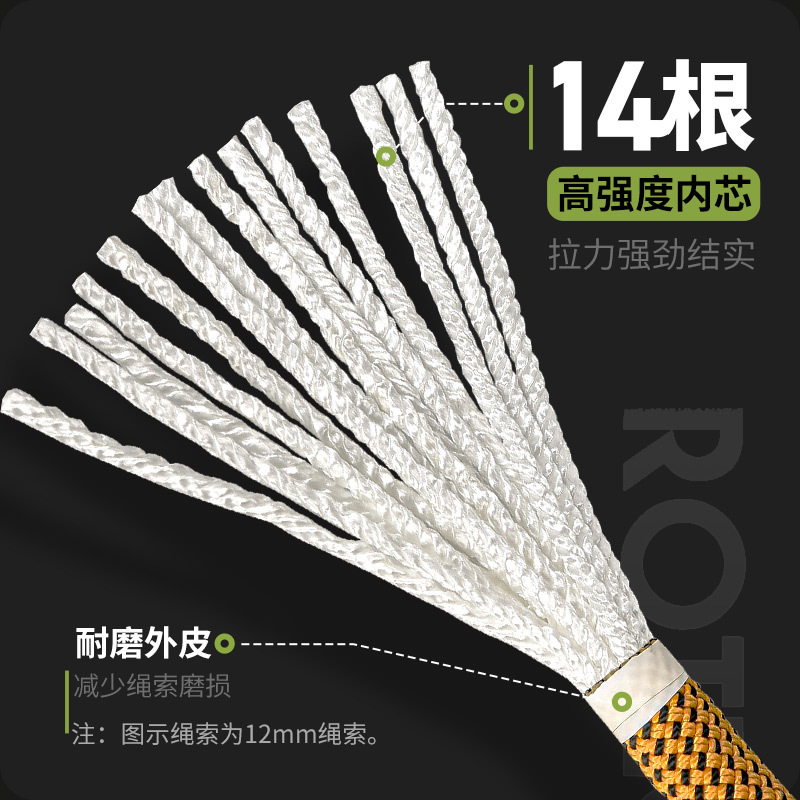 Φ:10,5mm/12mm-5m, Outdoor Berg – Rope Climbing Static Bewertung und Preis